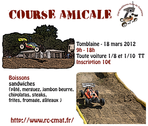 Course amicale le 18 mars à Tomblaine prêt de Nancy Course-amicale